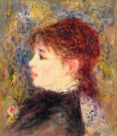 Tête de Margot, c.1878-79 - Pierre Auguste Renoir